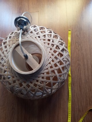 Lámpara Techo IKEA SINNERLIG Bambú 27cm