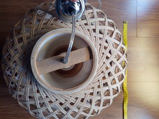 Lámpara Techo IKEA SINNERLIG Bambú 27cm