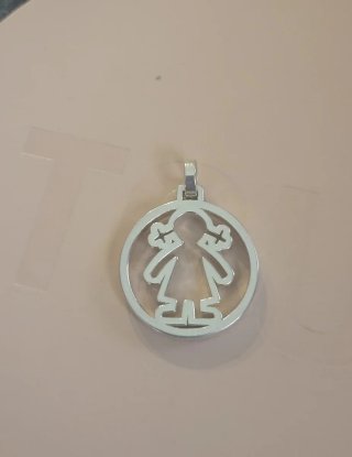 Colgante Tous Círculo Plata Niña