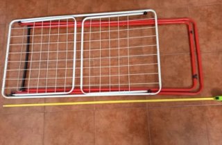 Tendedero plegable rojo