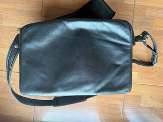 Borsa Leica in pelle nera