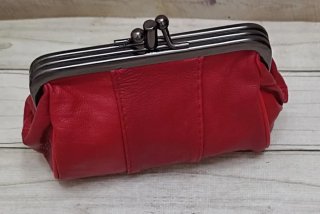 OFERTA. MONEDERO ROJO VINTAGE PIEL UBRIQUE