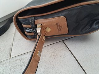 Bolso Loewe Negro y Marrón Piel