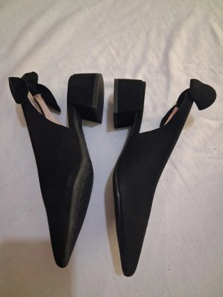 Zapatos destalonados negros