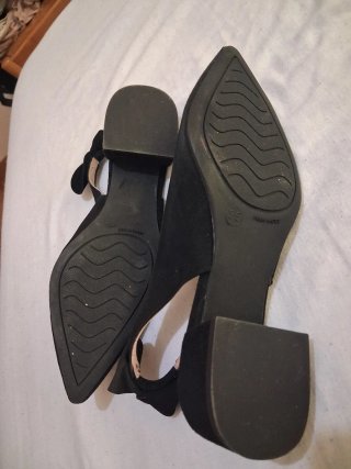 Zapatos destalonados negros