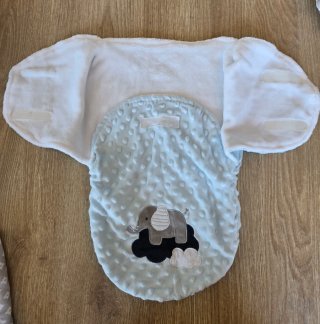 Saco dormir bebé elefante Petite l'amour 0-3 meses