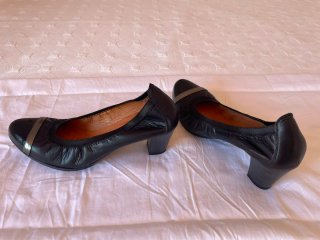 Zapatos Hispanitas Negros Tacón