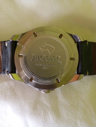 Reloj Jaguar Sapphire Negro y Plateado