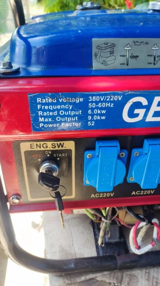 Generador Eléctrico 6.5 HP,
