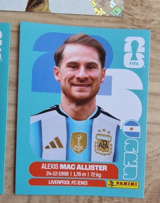 Cromos Panini Mundial 2026 Argentina