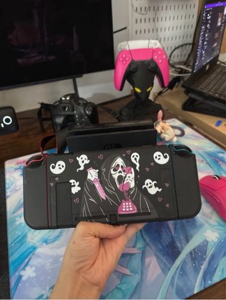 Nintendo Switch Negro y Rosa