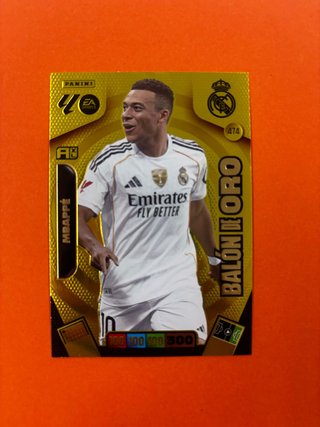 Card Panini Mbappé Balón de Oro 474