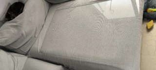 Mesa centro JYSK madera y cristal