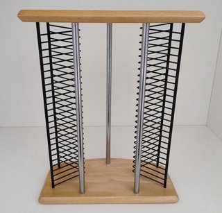 Colonna Porta CD Legno Metallo 50 Posti