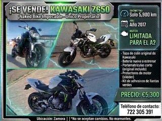 REESTRENO!! Kawasaki Z650 Naked 2017