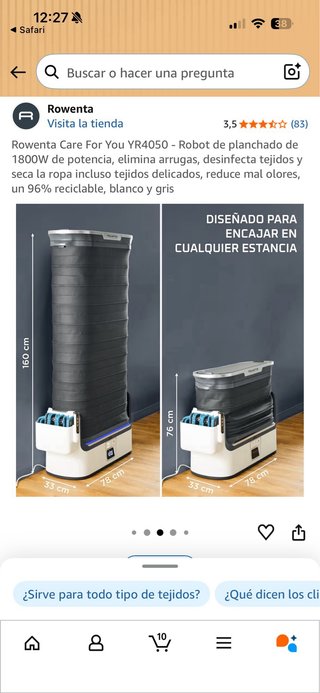 Plancha Rowenta Care For You