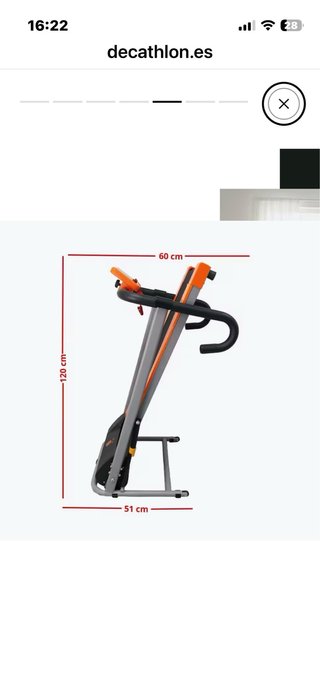 Cinta de andar Trébol Advance plegable