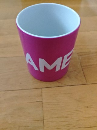Taza rosa Game nueva