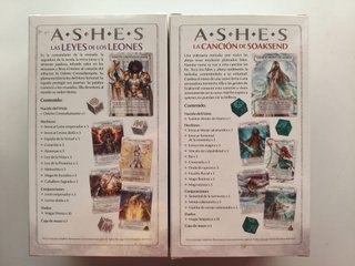 Ashes + 2 Expansiones + 4 Mazos Extra