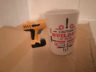 Taza de cerámica con frase motivadora