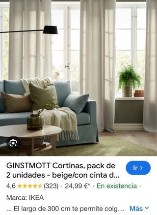Cortinas Beige Ikea