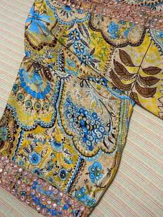 Kimono corto INDIA TOWN estampado