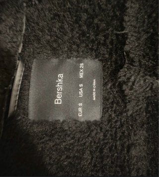 Chaqueta de cuero abrigada