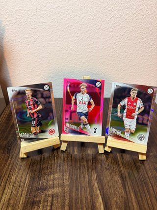 3 Cromos Topps Champions League