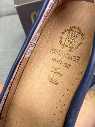 Zapatos Roberto Cavalli Talla 37 Azul