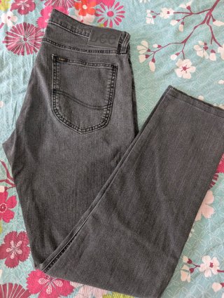Pantalón vaquero negro Lee Hombre