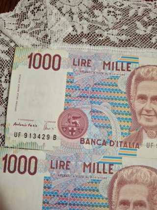 54 Lire Mille Banconote Vecchie