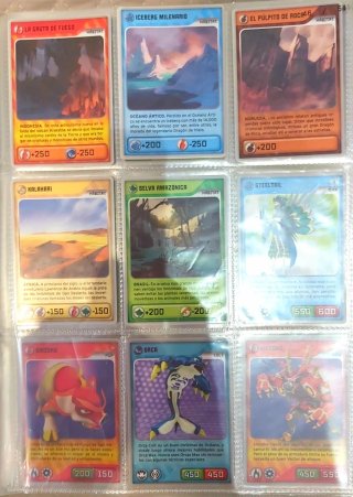 Álbum Invizimals + 103 Cartas