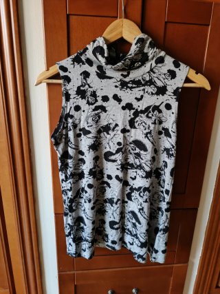 Camiseta sin mangas New Saks gris M