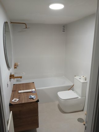 Plato ducha Wc mamparas muebles de baño de fabrica