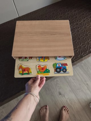 Puzzles de madera Nenittos son 4 recogidos en una