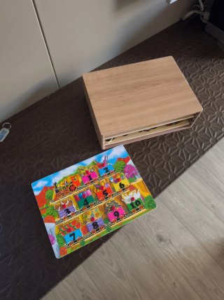 Puzzles de madera Nenittos son 4 recogidos en una