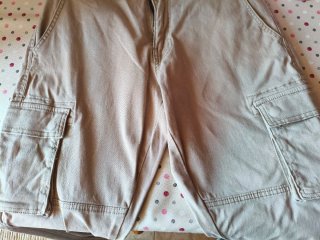 Pantalones cargo Only & Sons beige