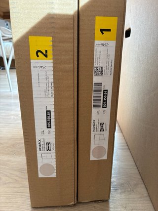 NUEVO Armario Lavabo IKEA HAVBACK Beige 60x48x63