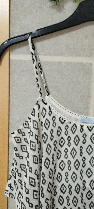 Blusa de tirantes estampada