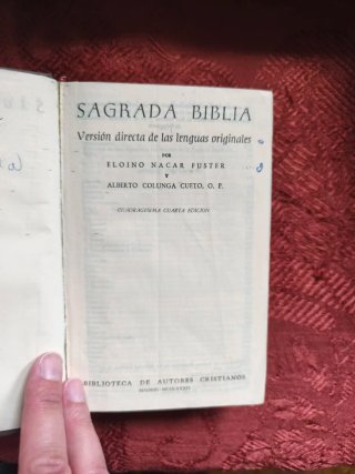 Sagrada Biblia: Version Directa De Las Lenguas ...