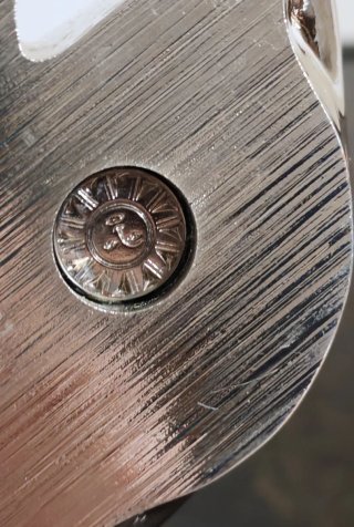 Scultura cane design argento laminato  Marcello g
