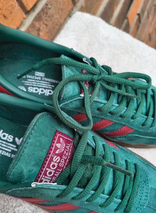 Zapatillas Adidas Spezial Verde y Rojo