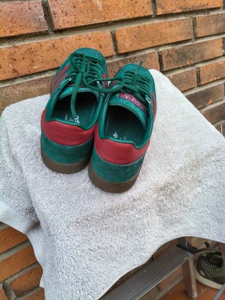 Zapatillas Adidas Spezial Verde y Rojo