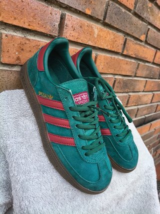 Zapatillas Adidas Spezial Verde y Rojo
