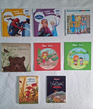 Lote de 8 libros infantiles nuevos.