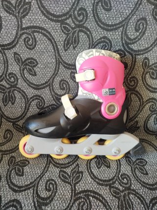 Patines Oxelo niña Talla M 34 - 36 + Casco y Prote