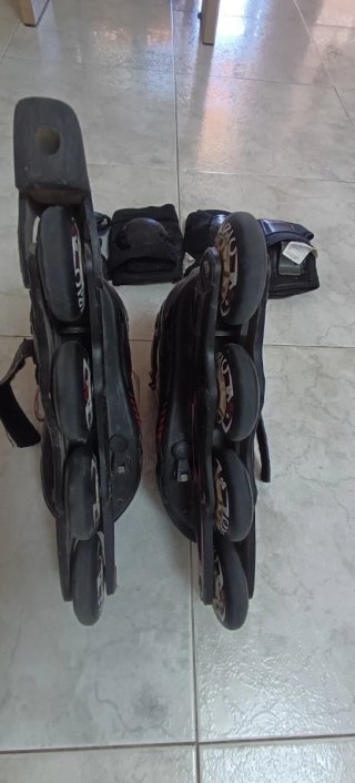 Patines en línea Oxelo talla 36 + protecciones