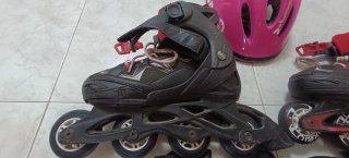 Patines en línea Oxelo talla 36 + protecciones