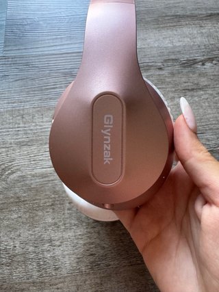 Cascos Auriculares Rose Gold y Blanco