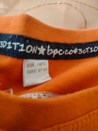 Completo bambino maglietta, i pantaloncini 5/6anni